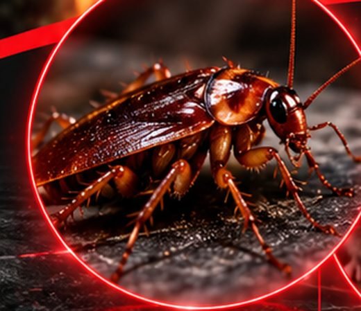 Cucaracha detectada en tratamiento de control de plagas
