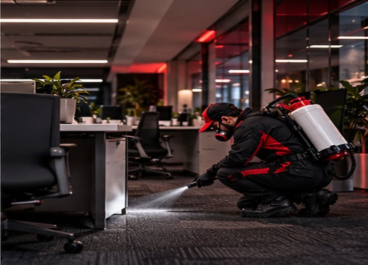 Tratamiento discreto de control de plagas para oficinas